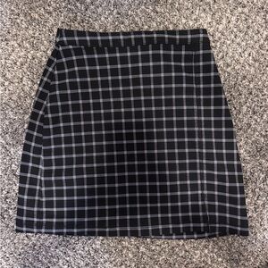 Hollister Black and White Mini Pencil Skirt